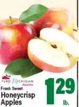 Angelo Caputo's Fresh Market PURE MICHIGAN Apples Fresh Sweet Honeycrisp Apples offer