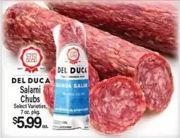 Angelo Caputo's Fresh Market DEL DUCA Salami Chubs offer
