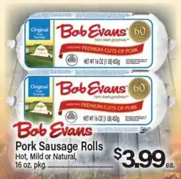 Angelo Caputo's Fresh Market Bob Evans Pork Sausage Rolls offer