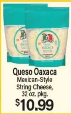 Angelo Caputo's Fresh Market Queso Oaxaca Mexican-Style String Cheese offer