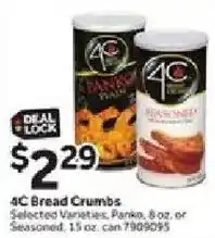 Stop&Shop 4C Bread Crumbs offer
