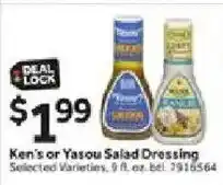 Stop&Shop Ken's or Yasou Salad Dressing offer