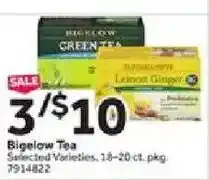 Stop&Shop Bigelow Tea offer