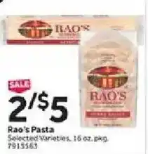 Stop&Shop Rao's Pasta offer