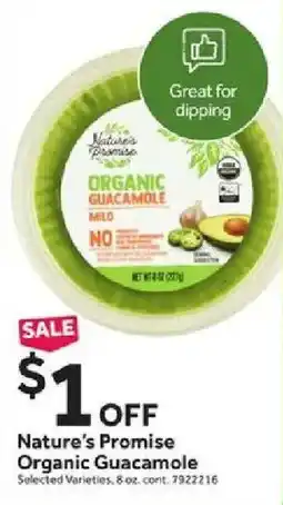 Stop&Shop Nature's Promise Organic Guacamole offer