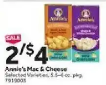 Stop&Shop Annie's Mac & Cheese offer