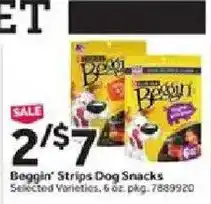 Stop&Shop Beggin' Strips Dog Snacks offer