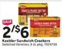 Stop&Shop Keebler Sandwich Crackers offer