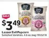 Stop&Shop Lesser Evil Popcorn offer