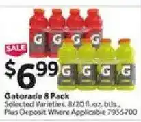 Stop&Shop Gatorade 8 Pack offer