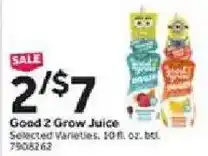 Stop&Shop Good 2 Grow Juice offer