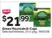 Stop&Shop Green Mountain K-Cups offer