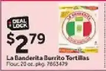 Stop&Shop La Banderita burrito tortillas offer