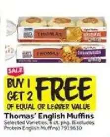 Stop&Shop Thomas' English Muffins offer