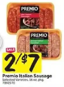 Stop&Shop Premio Italian Sausage offer