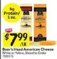Stop&Shop Boar's Head American Cheese offer