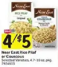 Stop&Shop Near East Rice Pilaf or Couscous offer