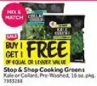 Stop&Shop Stop & Shop Cooking Greens offer