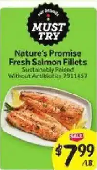 Stop&Shop Nature's Promise Fresh Salmon Fillets offer