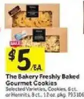 Stop&Shop The Bakery Freshly Baked Gourmet Cookies offer