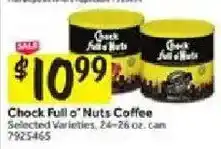 Stop&Shop Chock Full o' Nuts Coffee offer