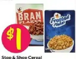 Stop&Shop Stop & Shop Cereal offer