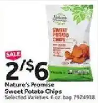 Stop&Shop Nature's Promise sweet potato chips offer