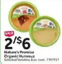 Stop&Shop Nature's Promise Organic Hummus offer