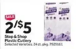 Stop&Shop Stop & Shop Plastic Cutlery offer