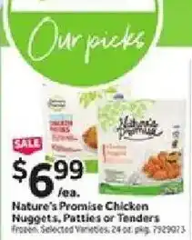 Stop&Shop Nature's Promise Chicken Nuggets, Patties or Tenders offer