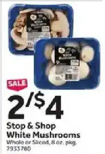 Stop&Shop Stop & Shop White Mushrooms offer
