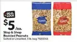 Stop&Shop Stop & Shop Roasted Peanuts offer