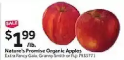 Stop&Shop Nature's Promise Organic Apples offer
