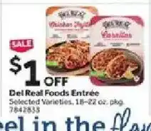 Stop&Shop Del Real Foods Entrée offer