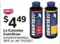 Stop&Shop La Colombe Cold Brew offer