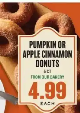 Lowes Foods Pumpkin or apple cinnamon donuts offer