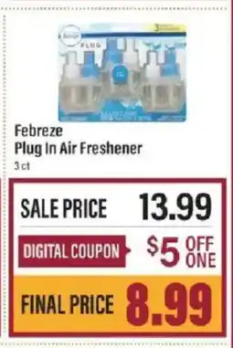 Lowes Foods Febreze Plug In Air Freshener offer