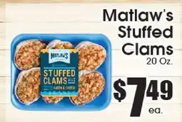 Supremo Foods Inc Matlaw's Stuffed Clams offer