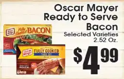 Supremo Foods Inc Oscar Mayer Ready to Serve Bacon offer