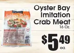Supremo Foods Inc Oyster Bay Imitation Crab Meat offer