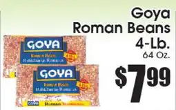Supremo Foods Inc Goya Roman Beans offer