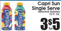 Supremo Foods Inc Capri Sun Single Serve offer