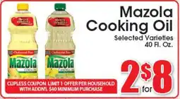 Supremo Foods Inc Mazola Cooking Oil offer