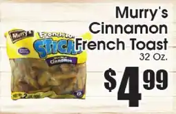 Supremo Foods Inc Murry's Cinnamon French Toast offer