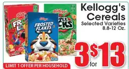 Supremo Foods Inc Kellogg's Cereals offer