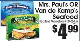 Supremo Foods Inc Mrs. Paul's OR Van de Kamp's Seafood offer