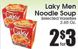 Supremo Foods Inc Laky Men Noodle Soup offer