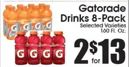 Supremo Foods Inc Gatorade Drinks 8-Pack offer