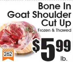 Supremo Foods Inc Bone In Goat Shoulder Cut Up offer