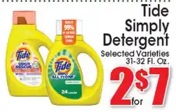 Supremo Foods Inc Tide Simply Detergent offer